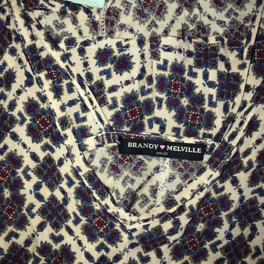RARE Patterned Selda Dress by Brandy Melville - Picture 4 of 6